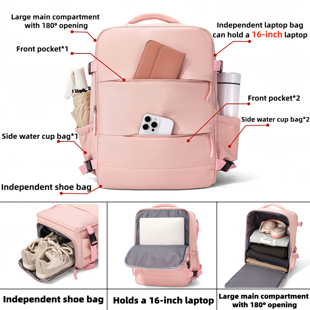 Large Capacity Carry-On Travel Backpack
