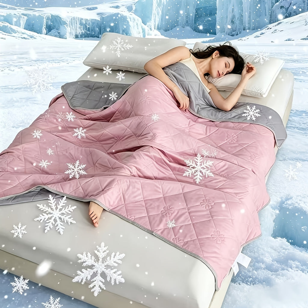 Lightweight Cooling Blanket Soft Breathable Sleeping Cover