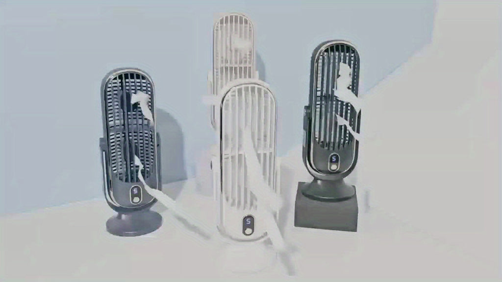 Portable 5-Speed USB Cooling Fan with Dual Motor Design