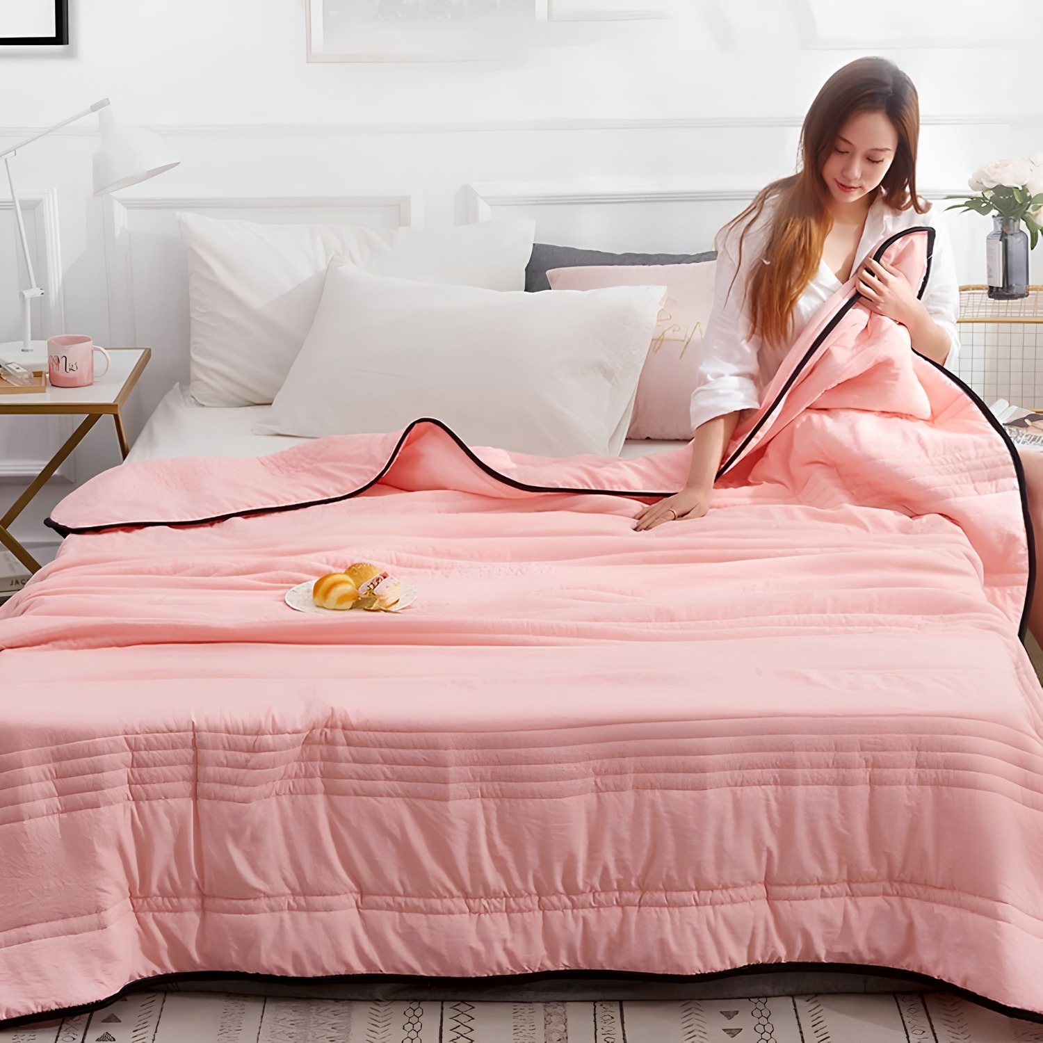 Cooling Blanket for Hot Sleepers and Night Comfort