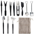 12-Piece Gardening Tool Set Kit with Stainless Steel Heads and Drawstring Pouch for Succulents - Image 1
