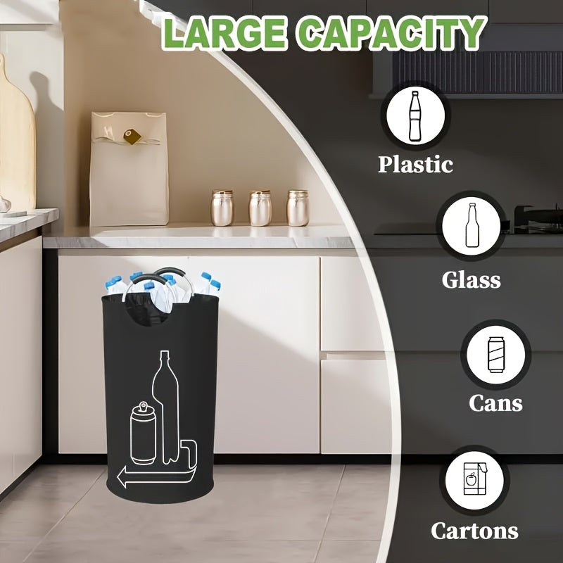 115L Foldable Large Capacity Storage Bin with Hanging Hooks