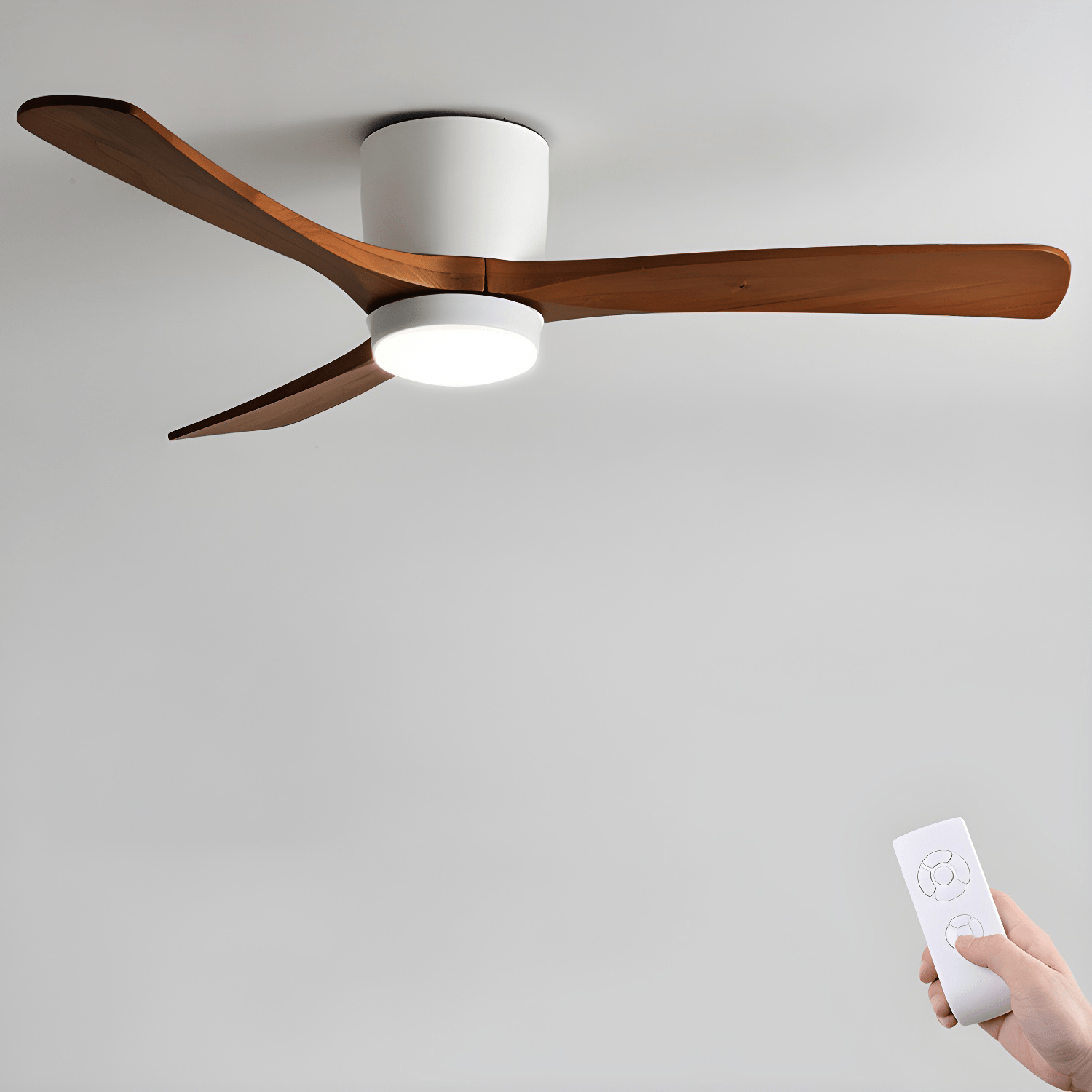Modern LED Ceiling Fan Light with Remote Control