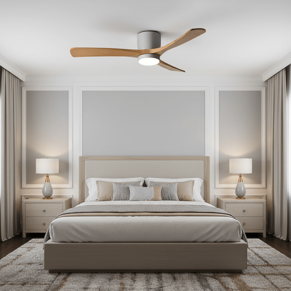 Modern LED Ceiling Fan Light with Remote Control