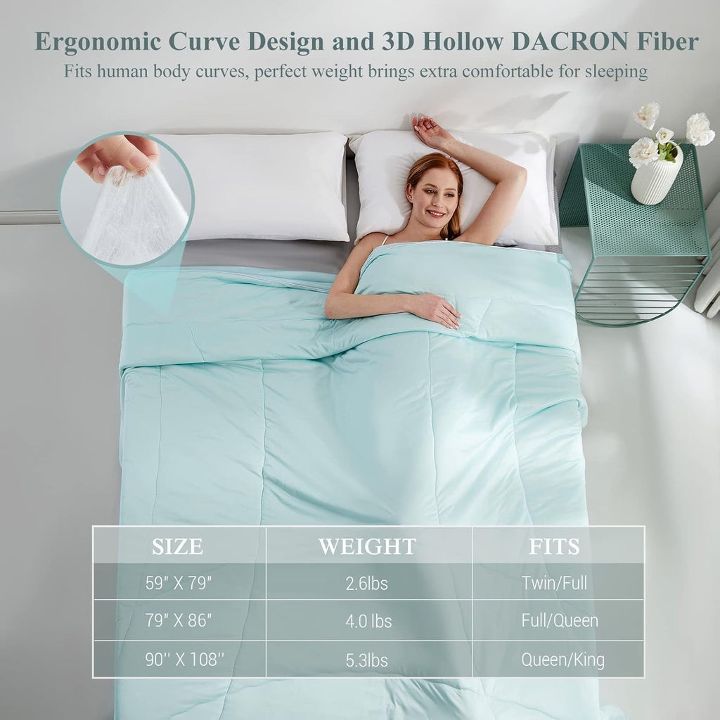 Ultra Soft Cooling Comforter Breathable Lightweight Quilt
