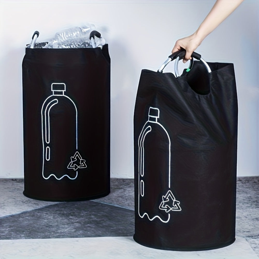 82L Portable Foldable Waste Storage Container with Handle