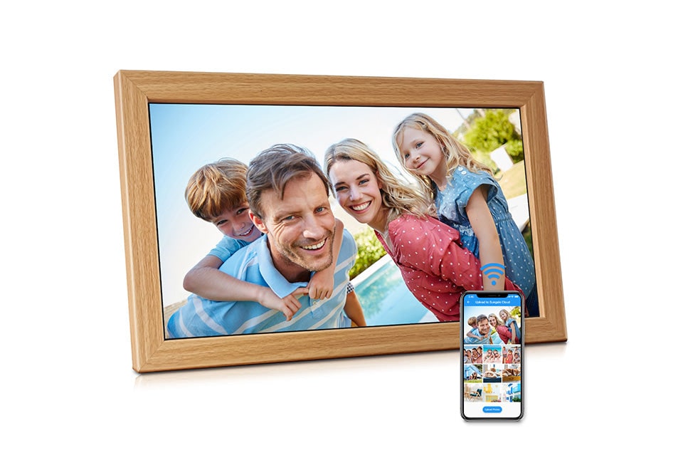 21.5" Large Smart Digital Picture Frame with Cloud Storage and Auto-Rotate 11 X 14 - Image 2