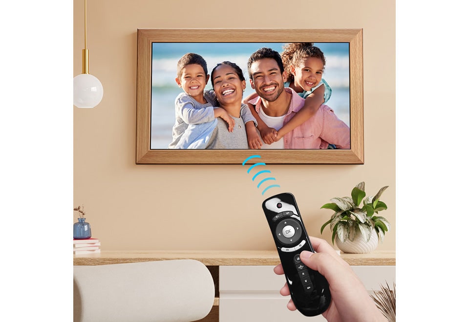 21.5" Large Smart Digital Picture Frame with Cloud Storage and Auto-Rotate 11 X 14 - Image 9