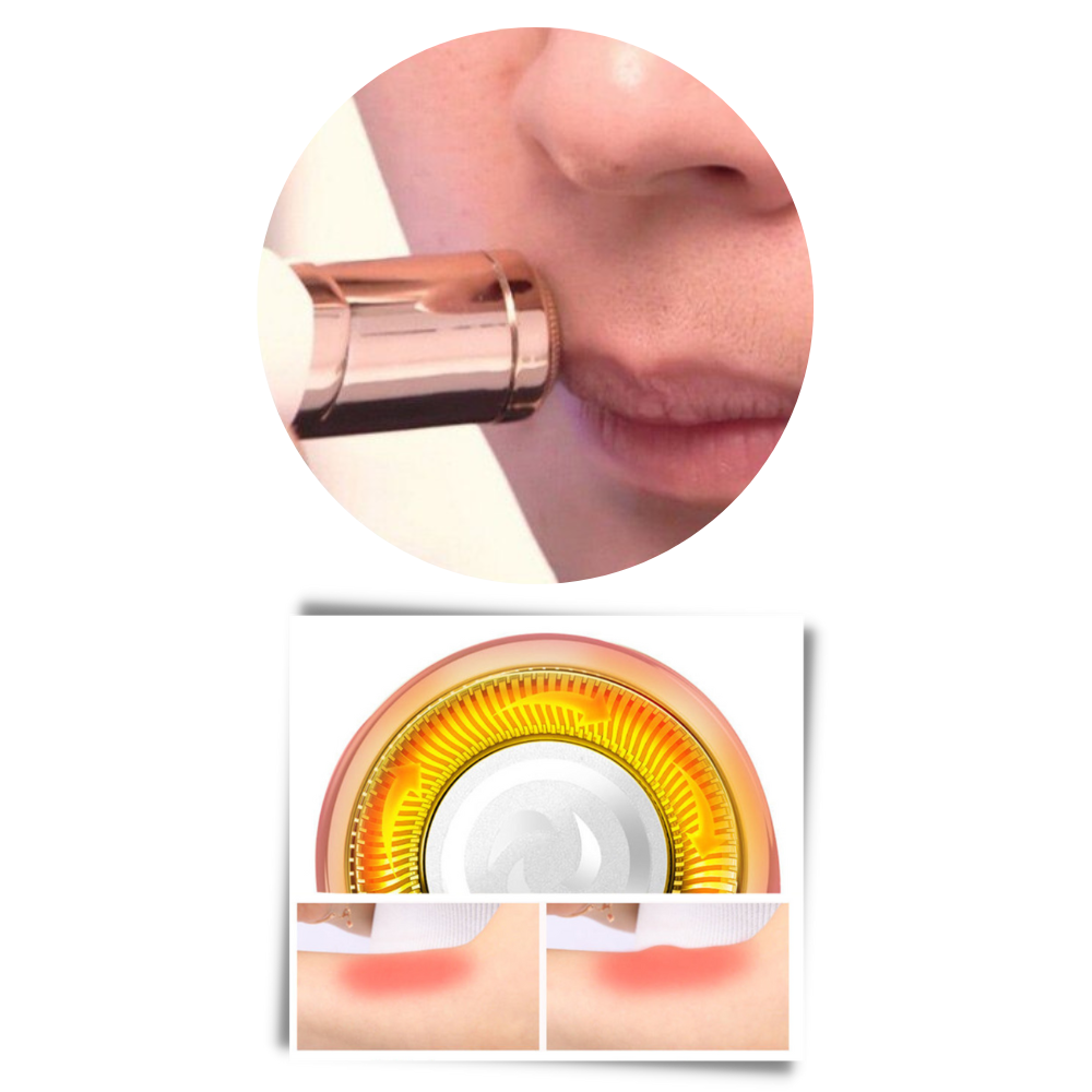 Electric Facial Hair Remover with Precision Trimmer