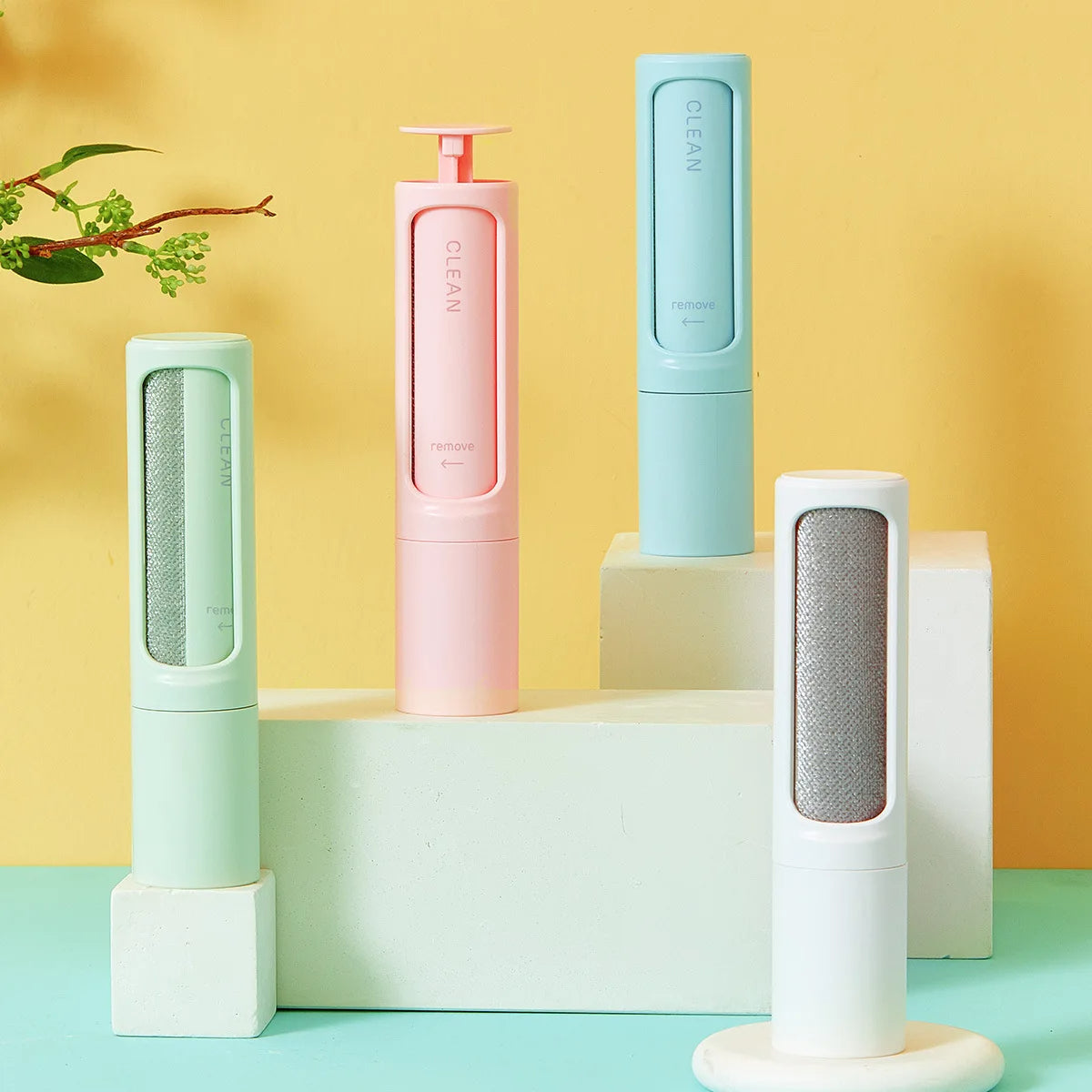 Reusable Lint Roller with Self Cleaning Pet Hair Remover