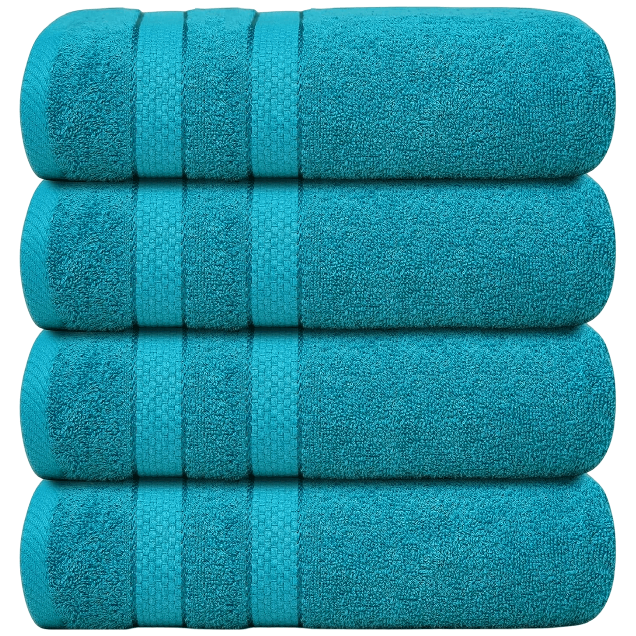 4-teiliges übergroßes Badetuch-Set 75 × 150 cm saugfähig