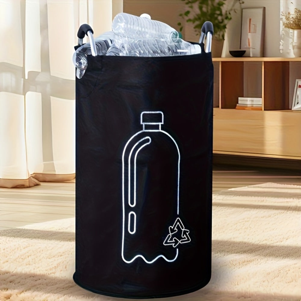 82L Portable Foldable Waste Storage Container with Handle