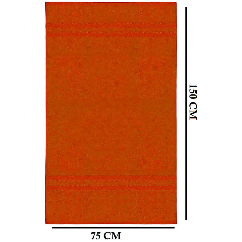 4-teiliges übergroßes Badetuch-Set 75 × 150 cm saugfähig
