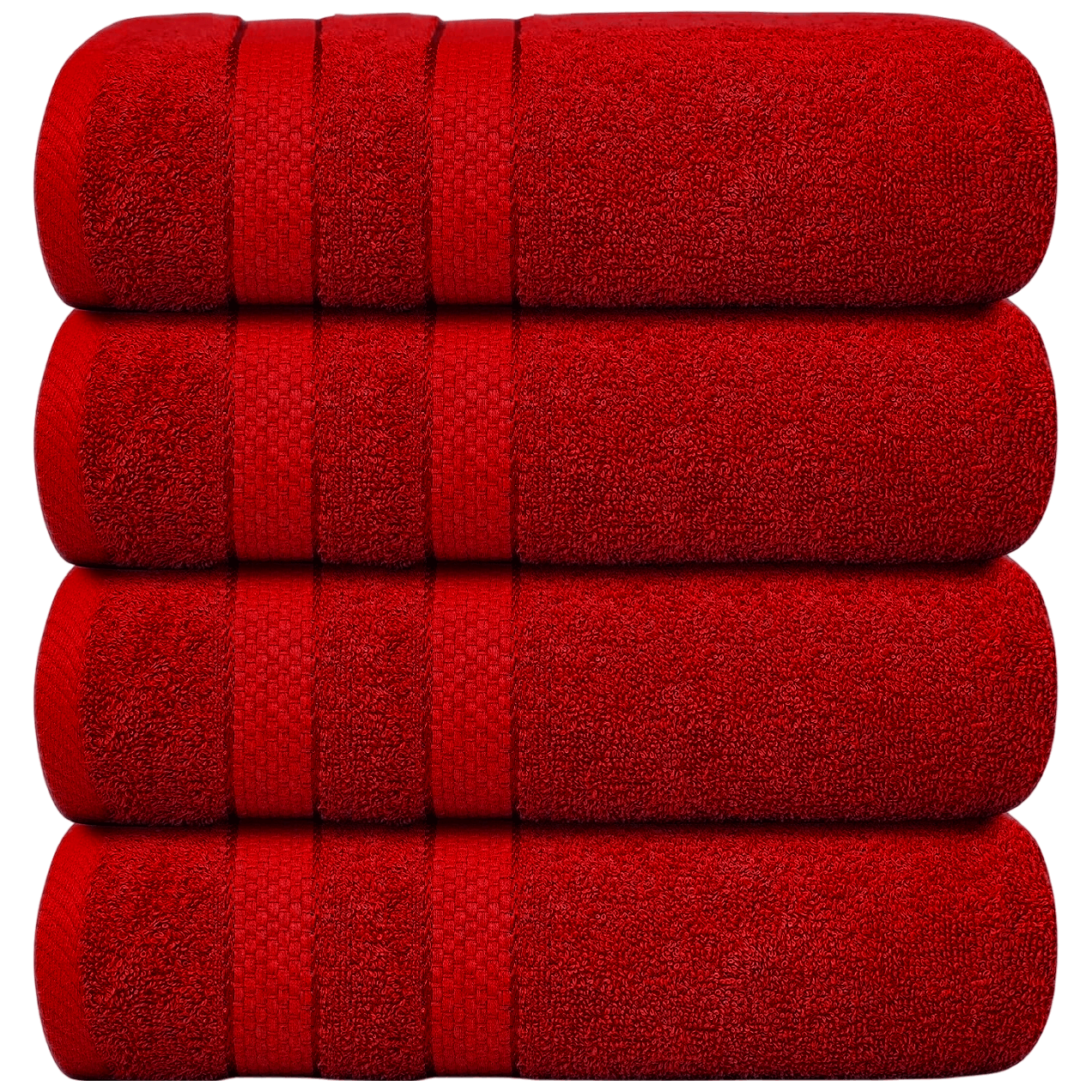 4-teiliges übergroßes Badetuch-Set 75 × 150 cm saugfähig