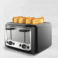 4 Slice Toaster Oven with Stainless Steel Top Dual Controls and Removable Cover - Image 9