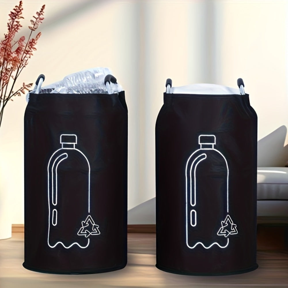 82L Portable Foldable Waste Storage Container with Handle