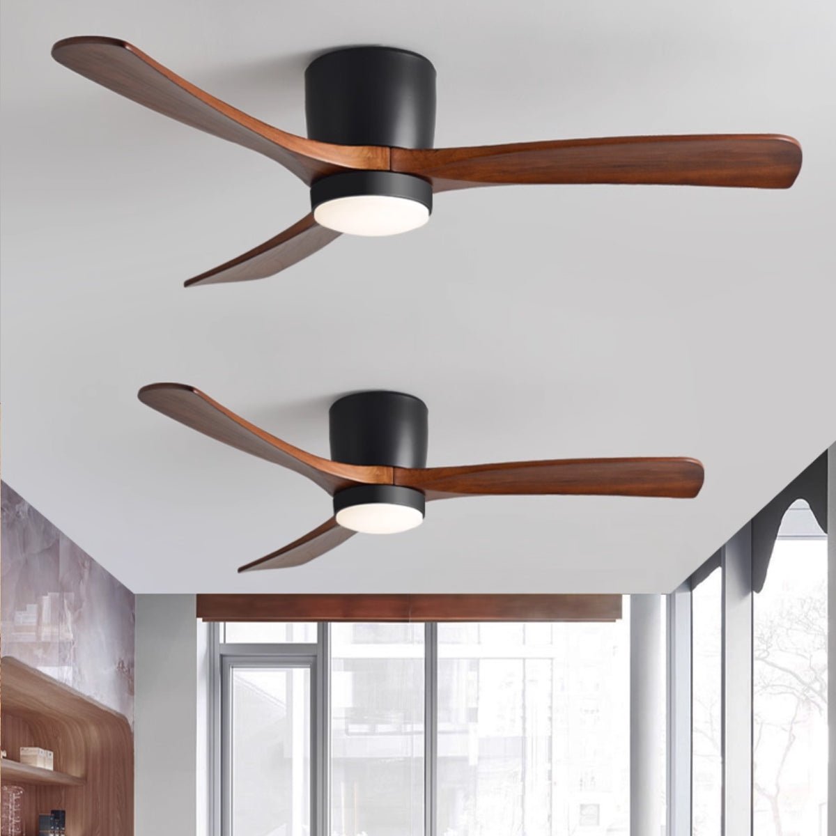 Modern LED Ceiling Fan Light with Remote Control
