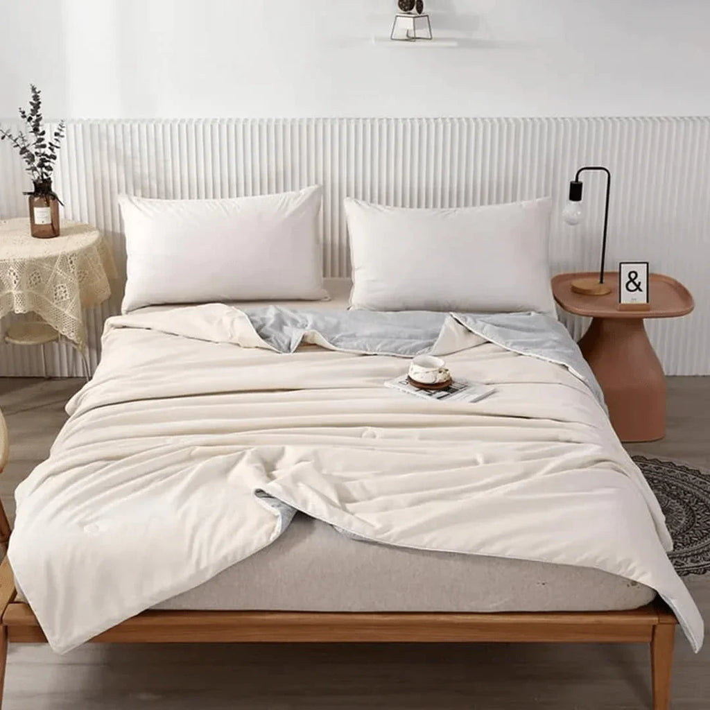 Cooling Comforter Soft Breathable Double Sided Quilt