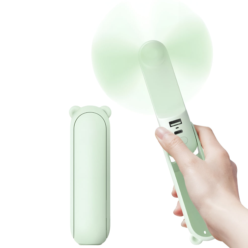 Portable Pocket Fan USB Rechargeable Cooling Device