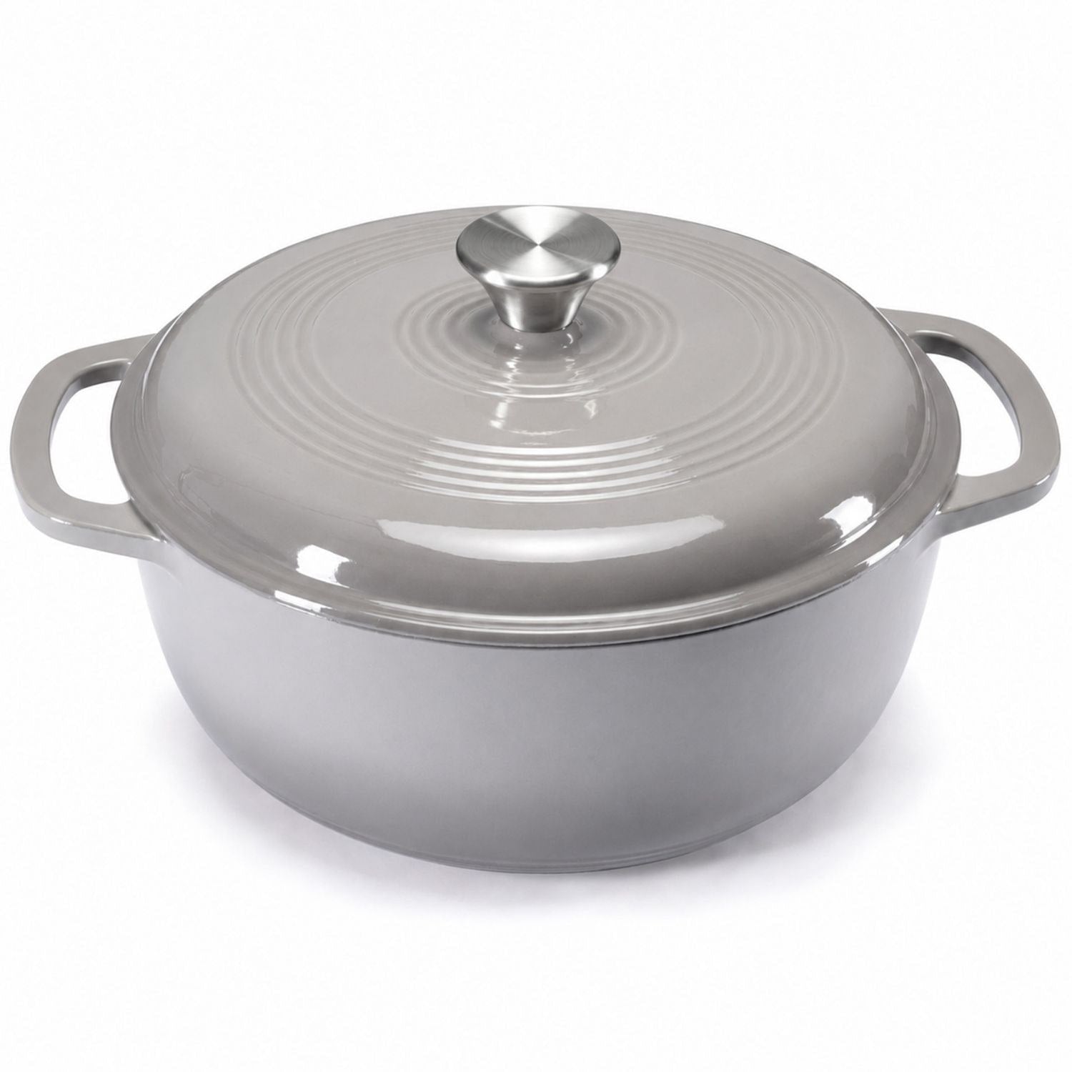 6-Quart Enameled Cast Iron Dutch Oven Pot with Lid for Braising and Bread Baking - Image 4