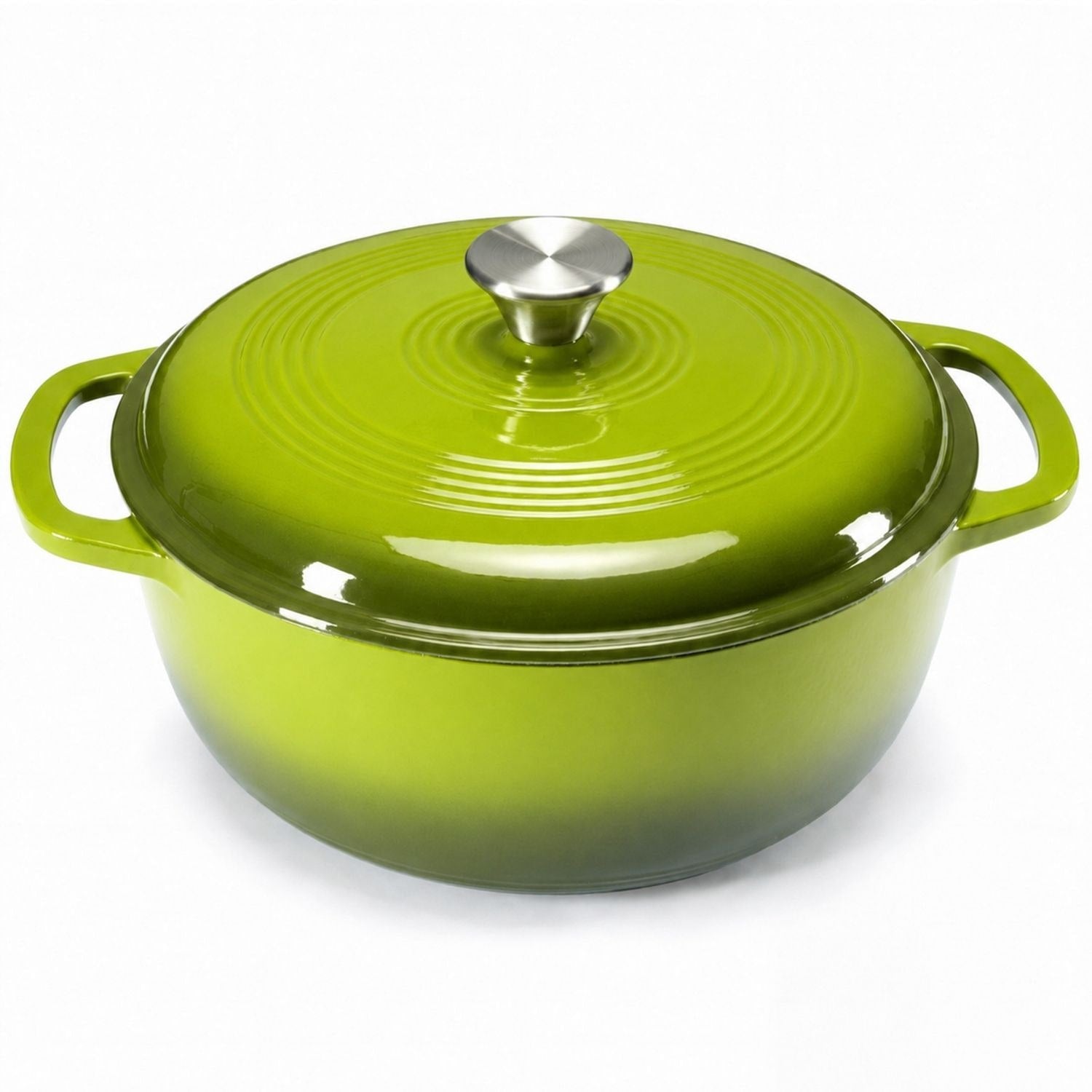 6-Quart Enameled Cast Iron Dutch Oven Pot with Lid for Braising and Bread Baking - Image 7