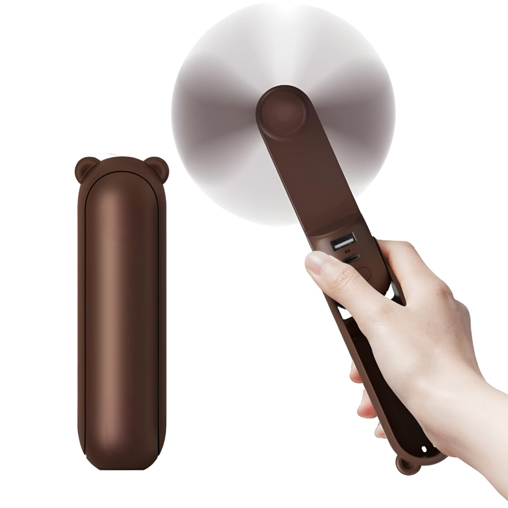 Portable Pocket Fan USB Rechargeable Cooling Device