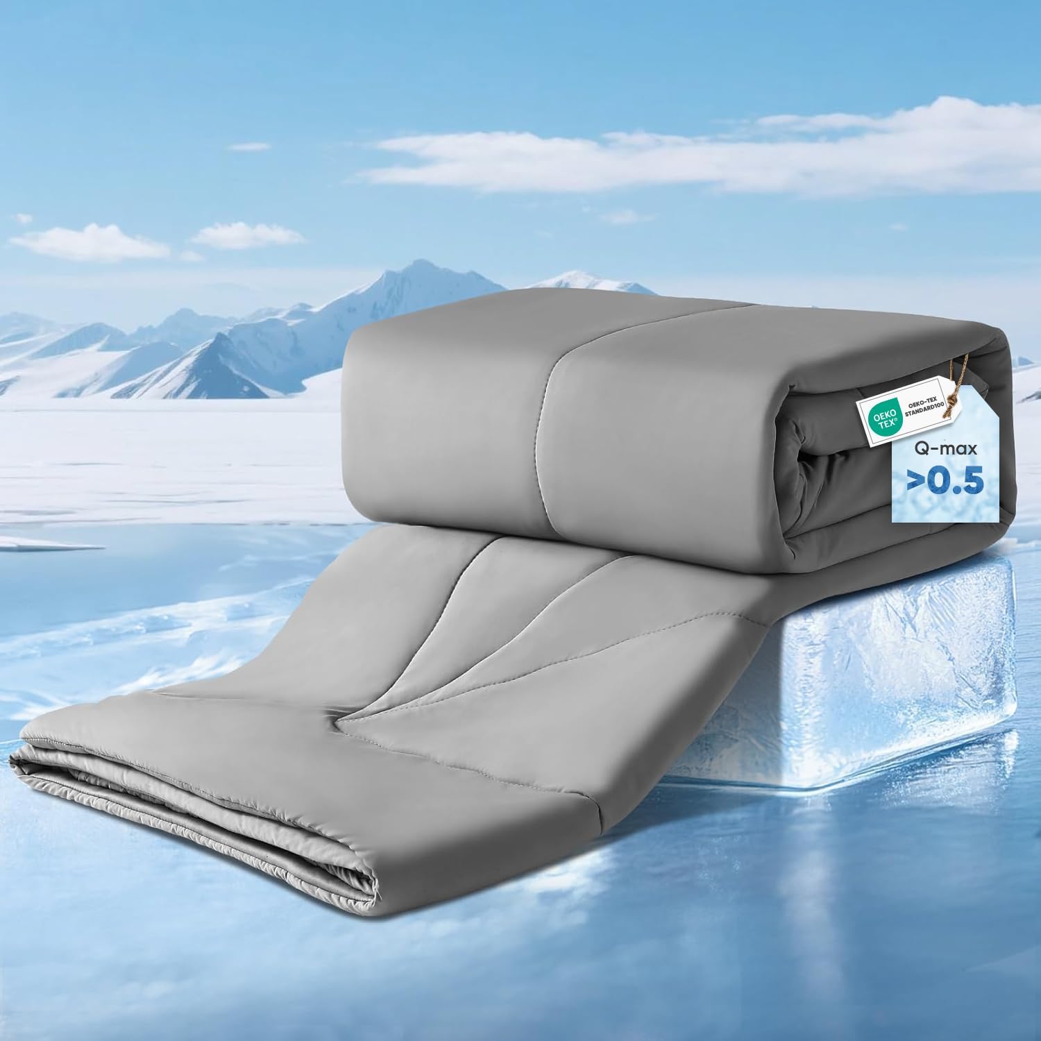 Cooling Comforter Dual Sided Breathable Lightweight Quilt