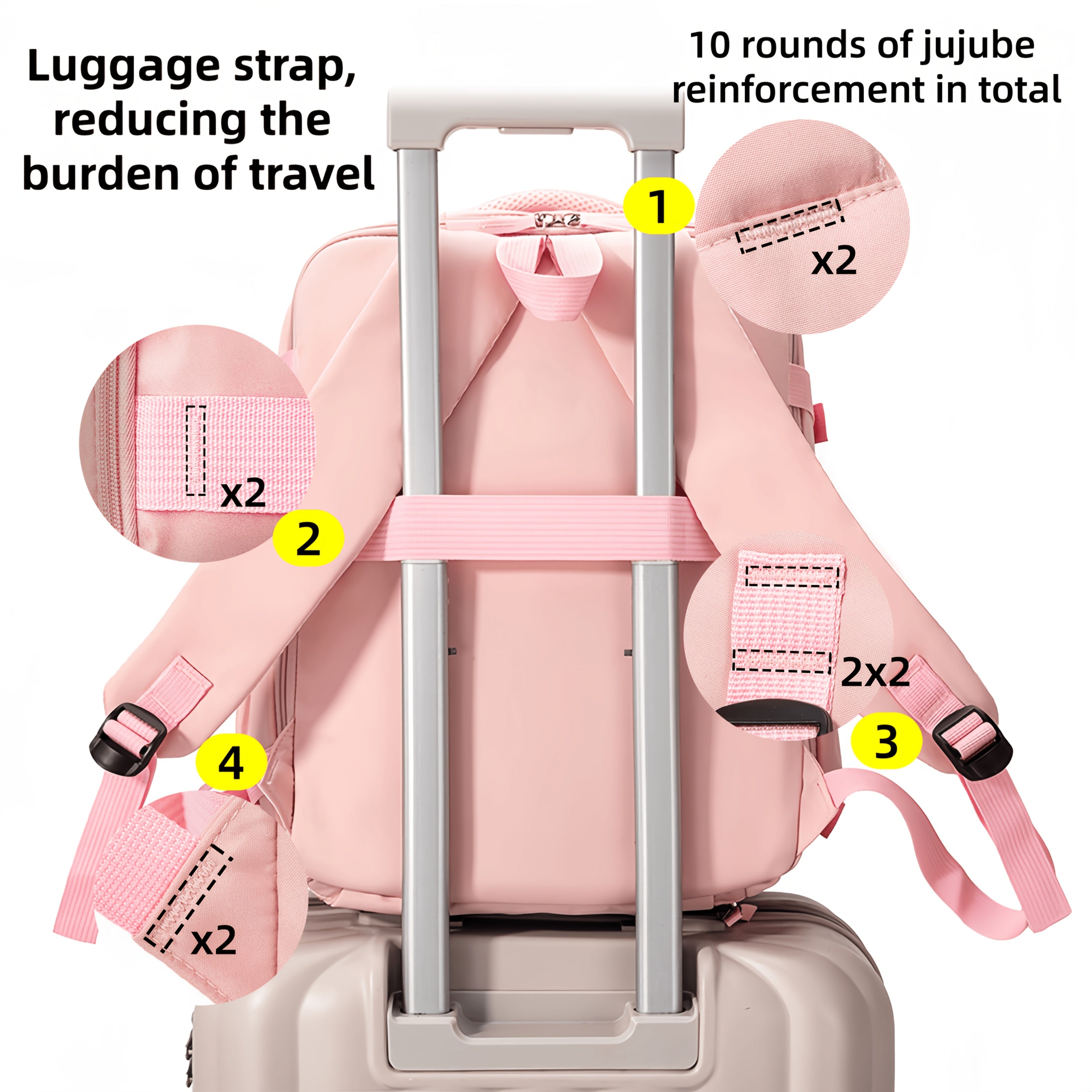 Large Capacity Carry-On Travel Backpack
