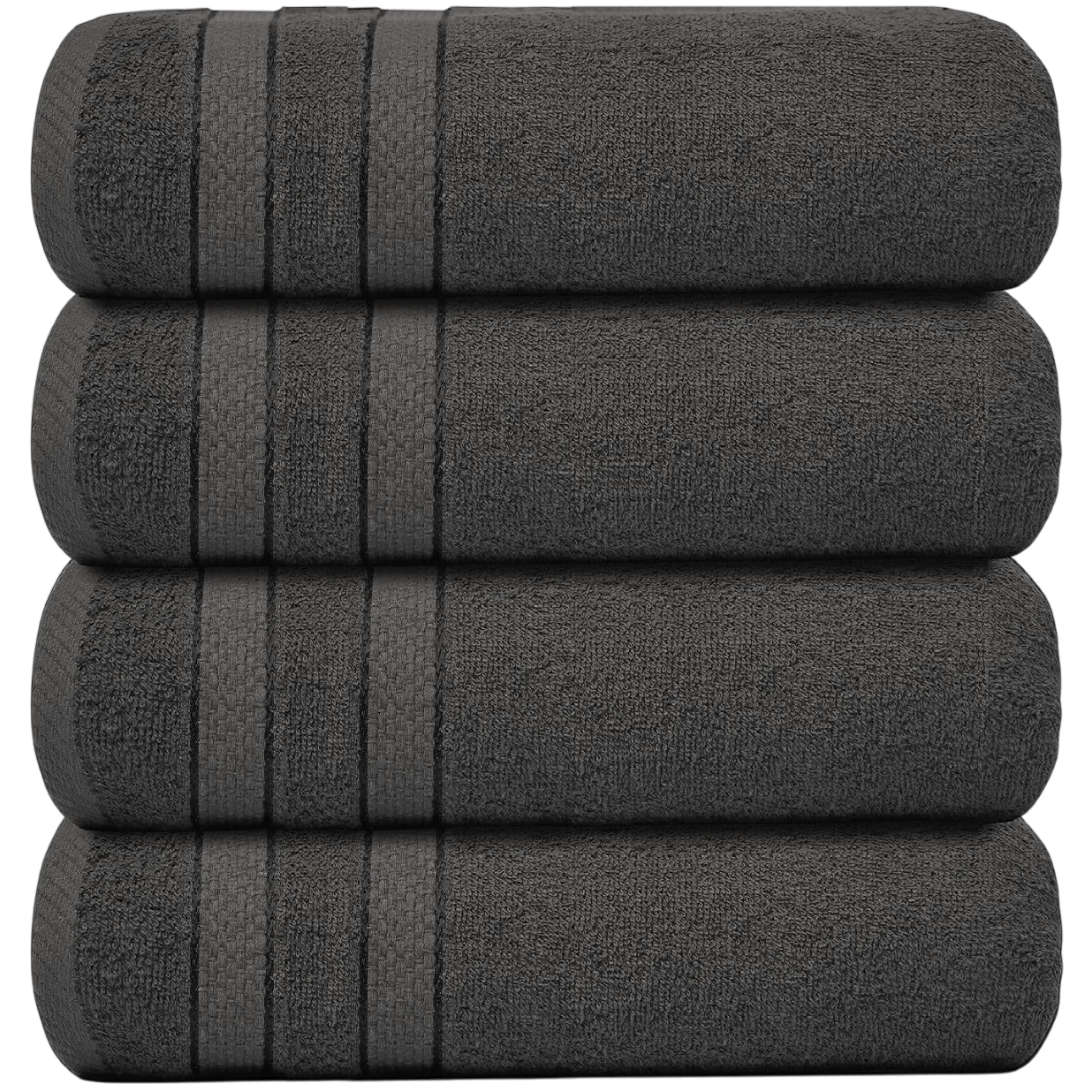 4-teiliges übergroßes Badetuch-Set 75 × 150 cm saugfähig