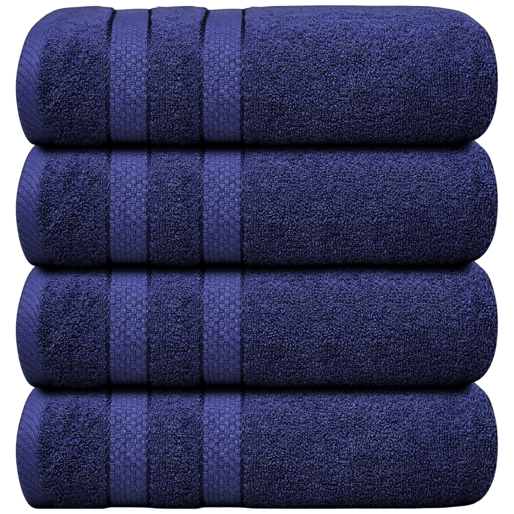 4-teiliges übergroßes Badetuch-Set 75 × 150 cm saugfähig