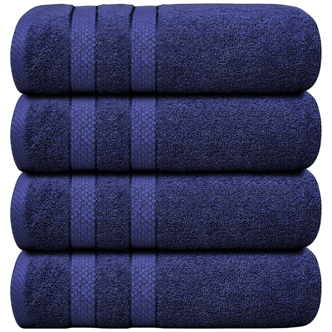 4-teiliges übergroßes Badetuch-Set 75 × 150 cm saugfähig