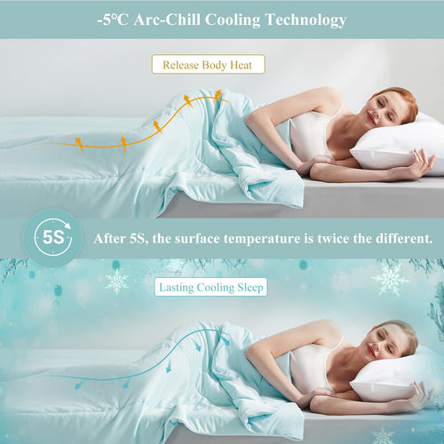 Ultra Soft Cooling Comforter Breathable Lightweight Quilt