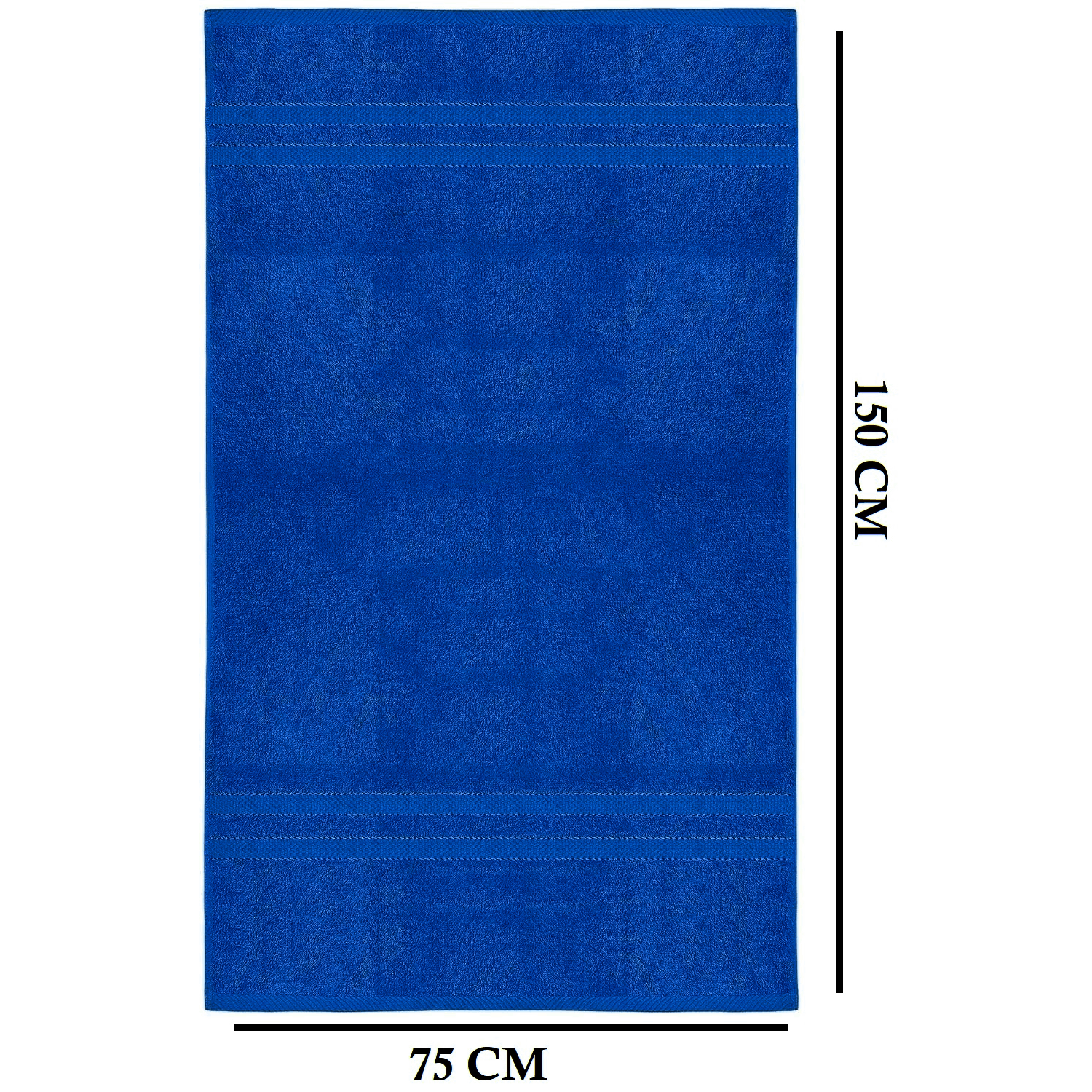 4-teiliges übergroßes Badetuch-Set 75 × 150 cm saugfähig