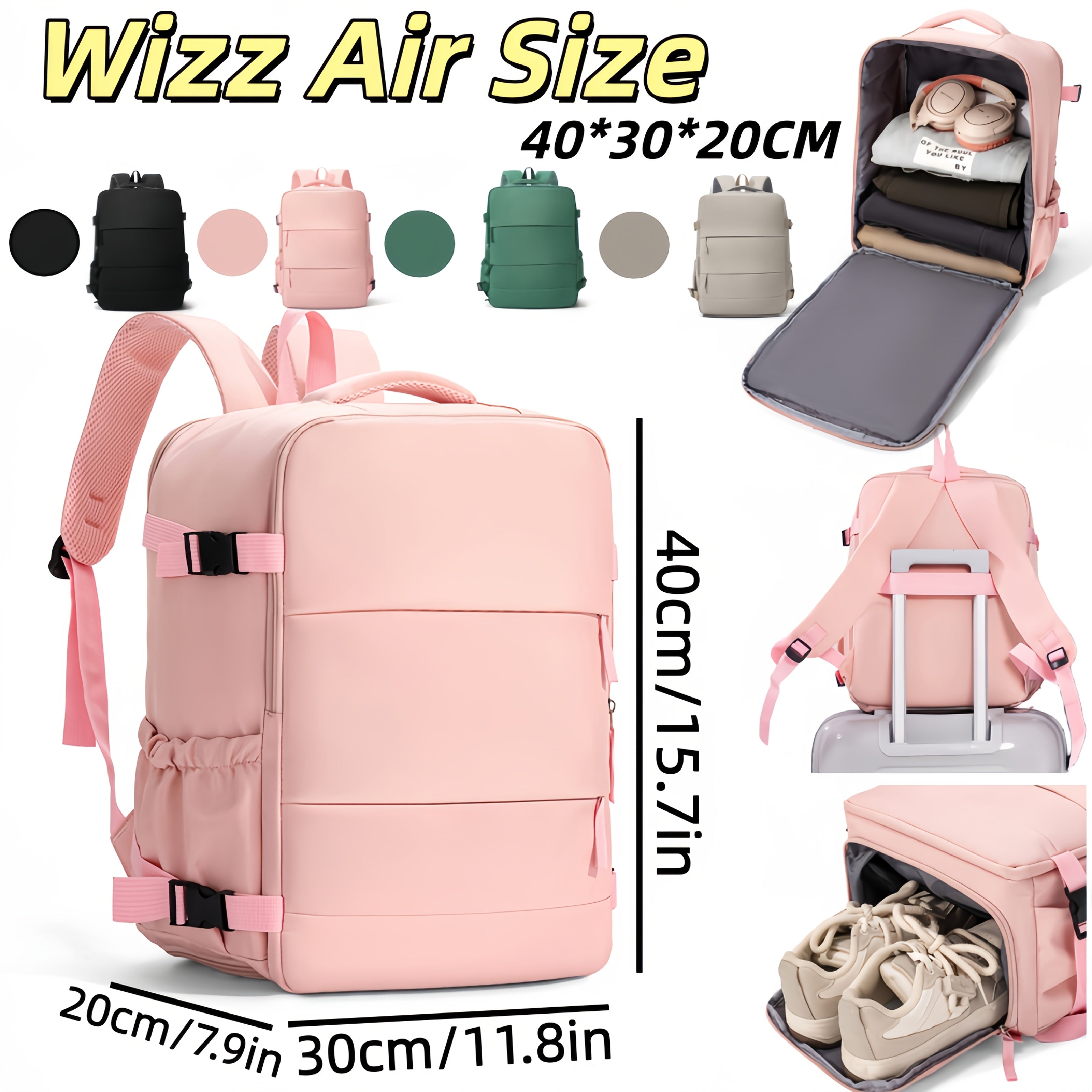 Large Capacity Carry-On Travel Backpack