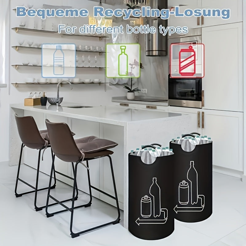115L Foldable Large Capacity Storage Bin with Hanging Hooks