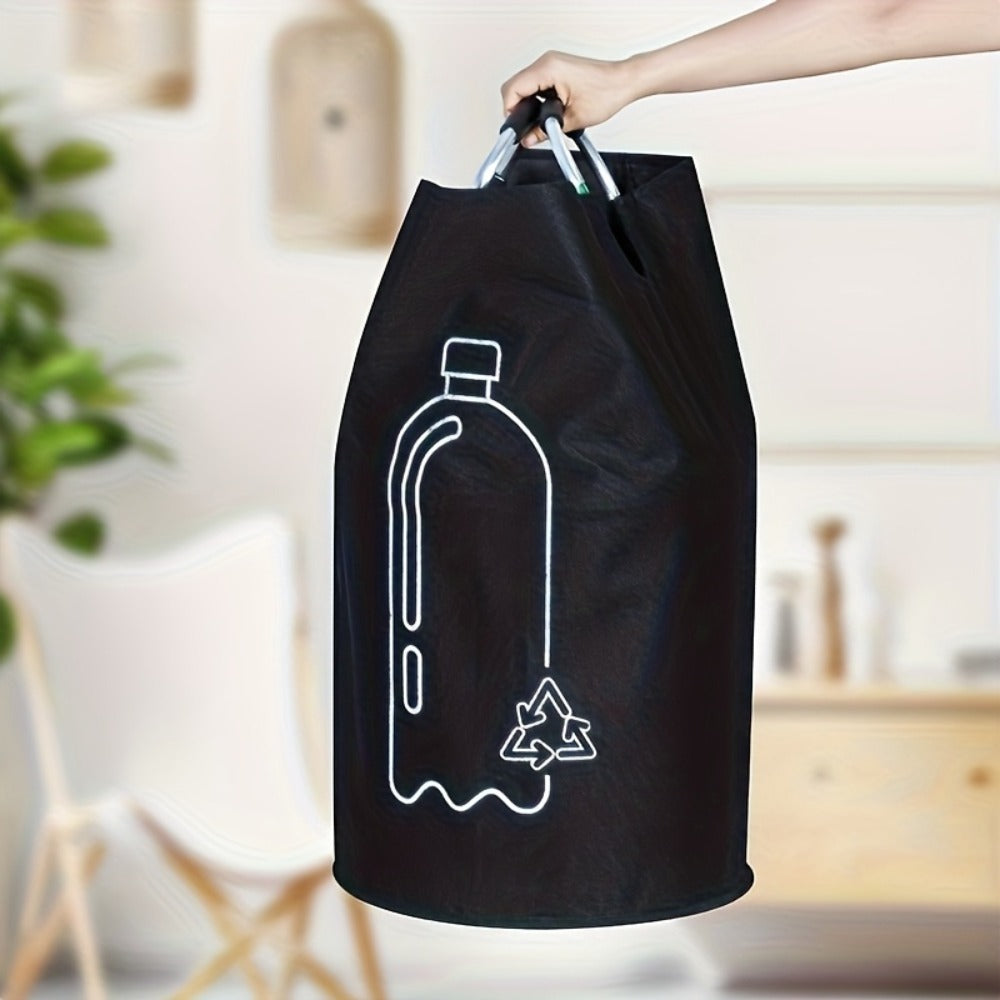 82L Portable Foldable Waste Storage Container with Handle