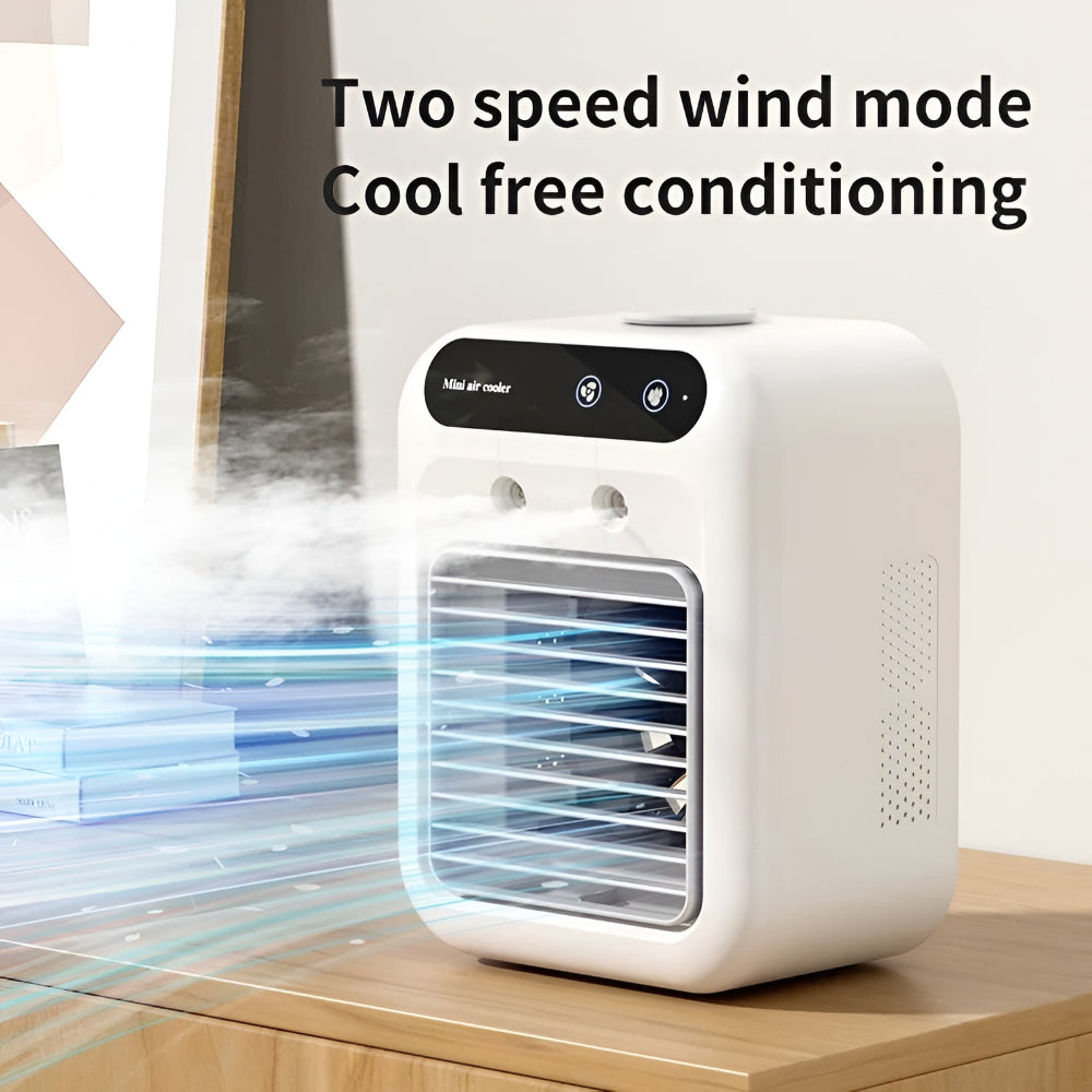 Portable Desktop Cooling Fan With Humidifier
