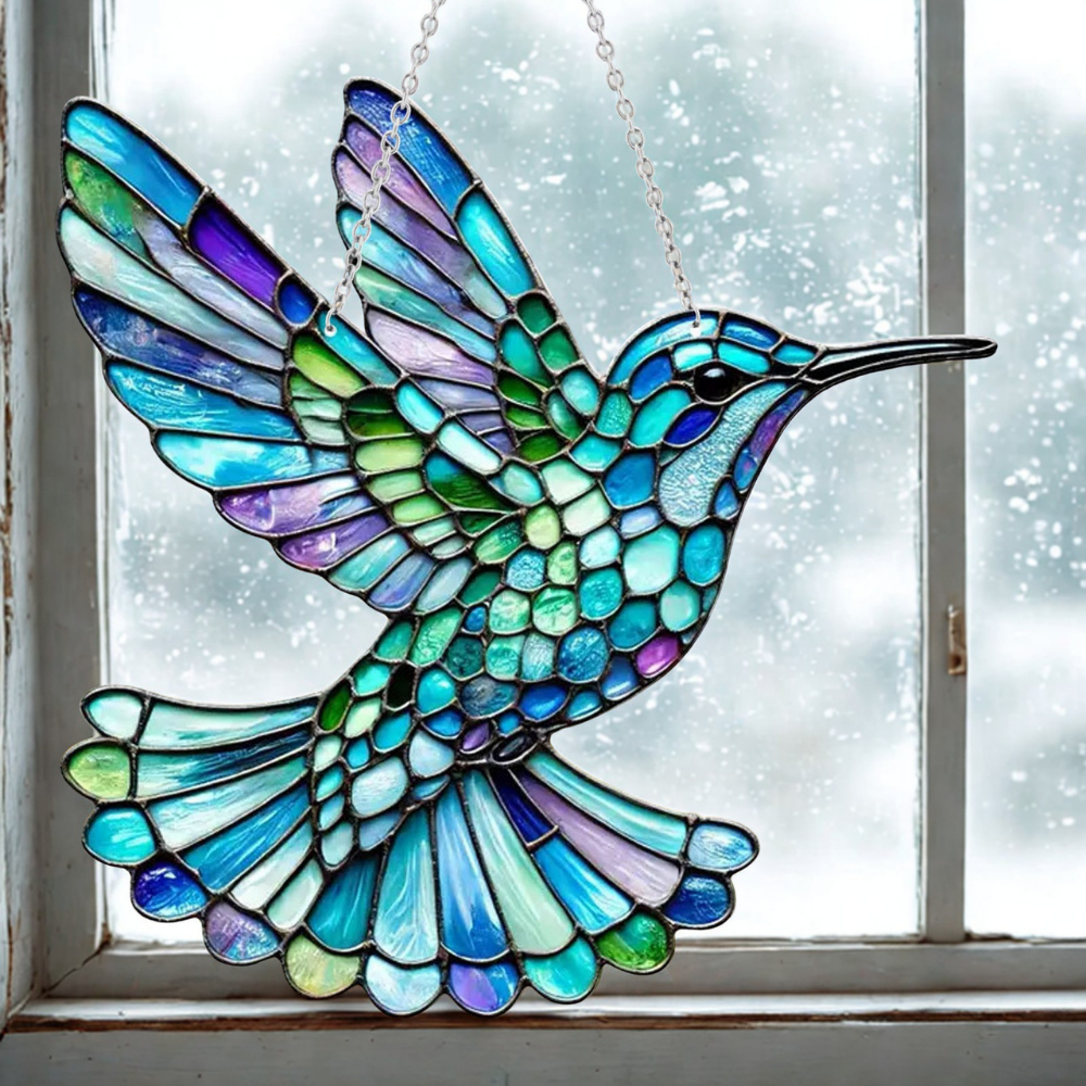 Bluebird Window Suncatcher Hanging Ornament