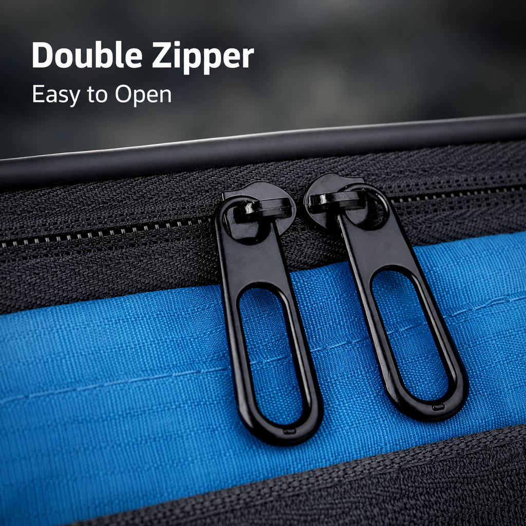 Bicycle Handlebar Phone Bag with Touchscreen Pocket