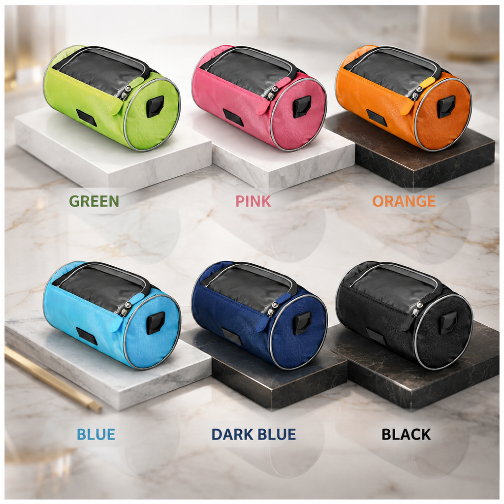 Bicycle Handlebar Phone Bag with Touchscreen Pocket