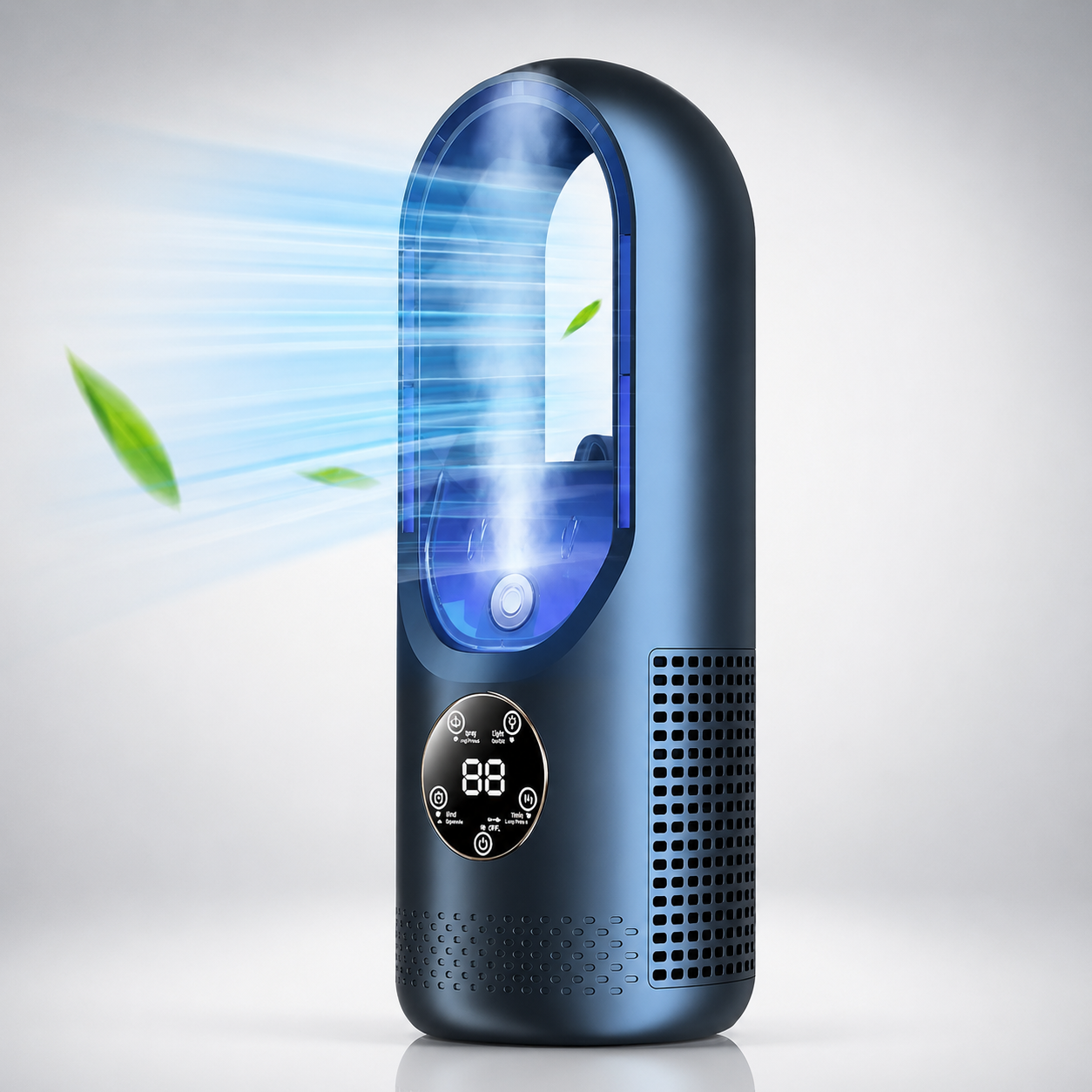Portable Bladeless Air Cooler with Heating Function