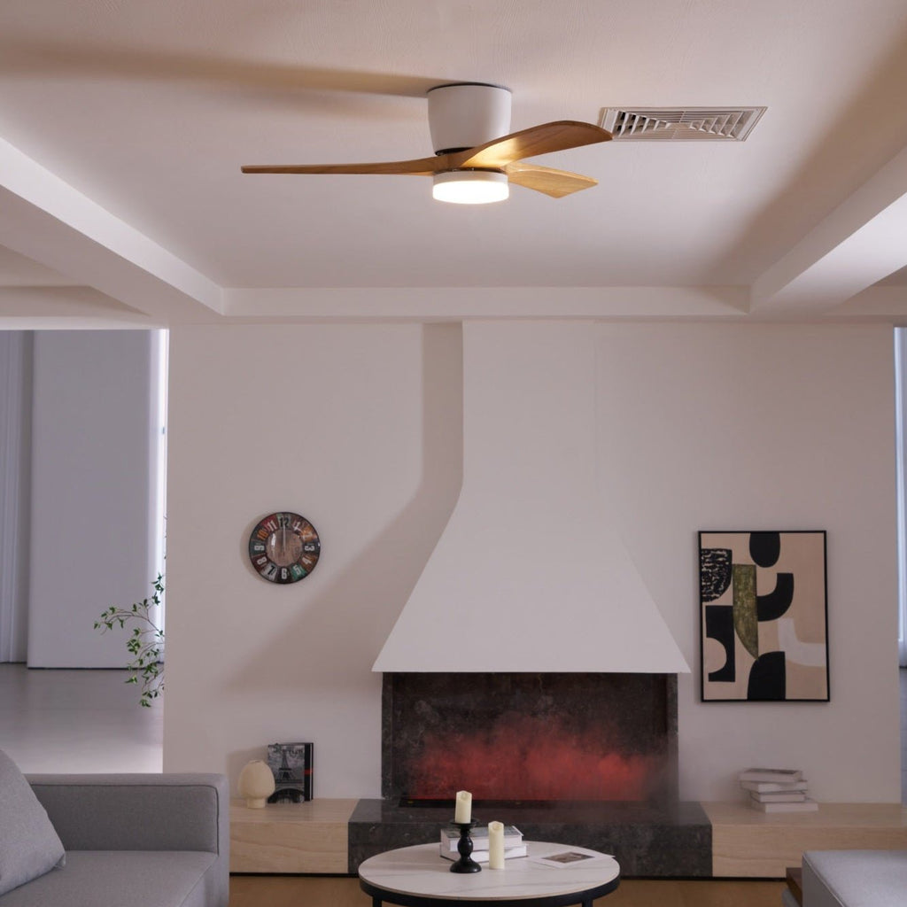 Modern LED Ceiling Fan Light with Remote Control
