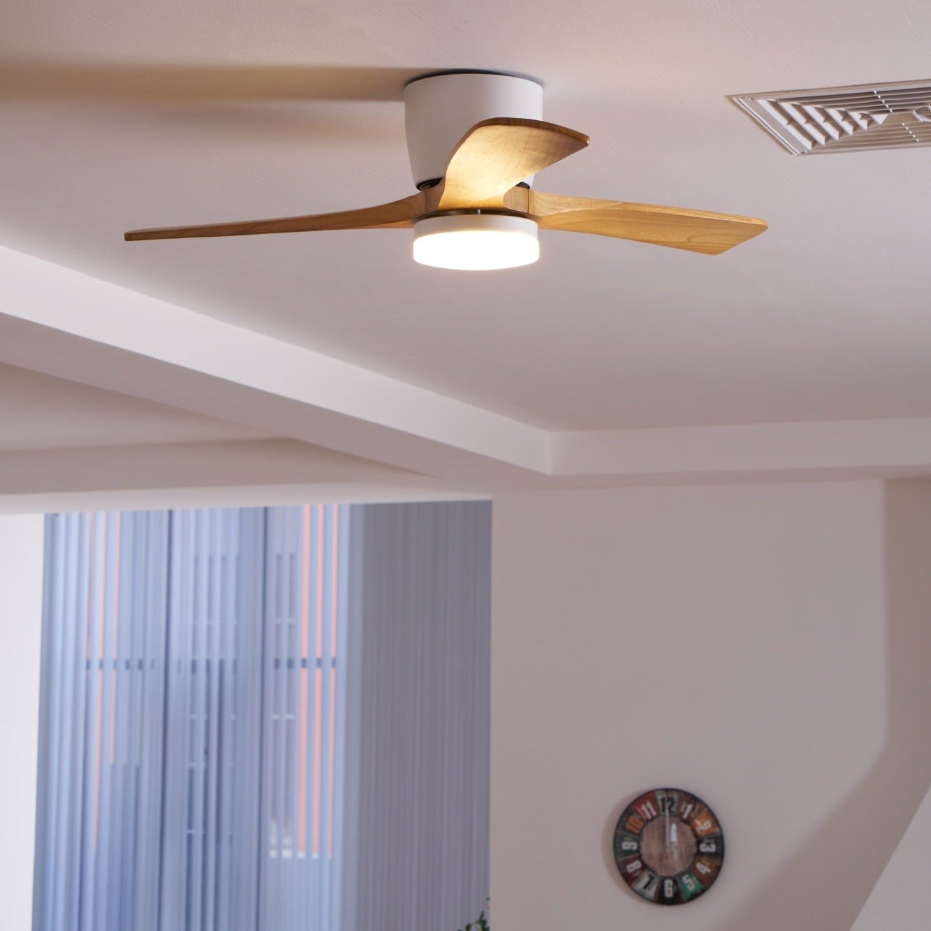 Modern LED Ceiling Fan Light with Remote Control
