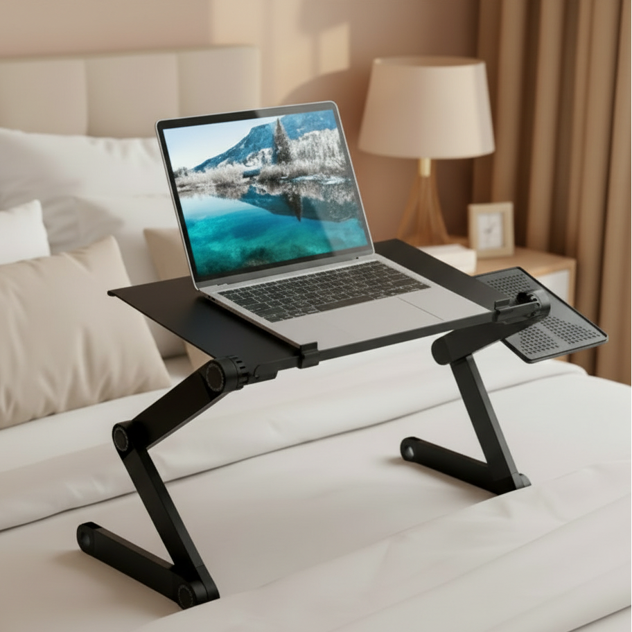 Adjustable 360 Degree Ergonomic Laptop Stand Portable Desk