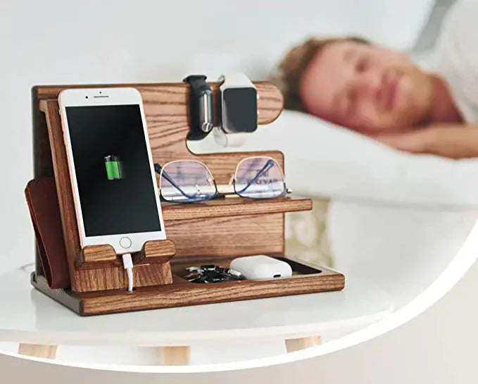 Desk Organizer Phone Stand Watch and Glasses Holder