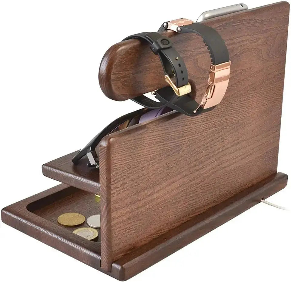 Desk Organizer Phone Stand Watch and Glasses Holder