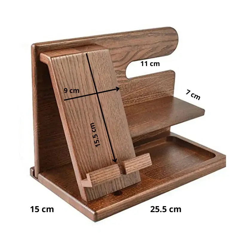 Desk Organizer Phone Stand Watch and Glasses Holder