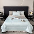 Reversible Dual Tone Cooling Comforter Quilted Blanket