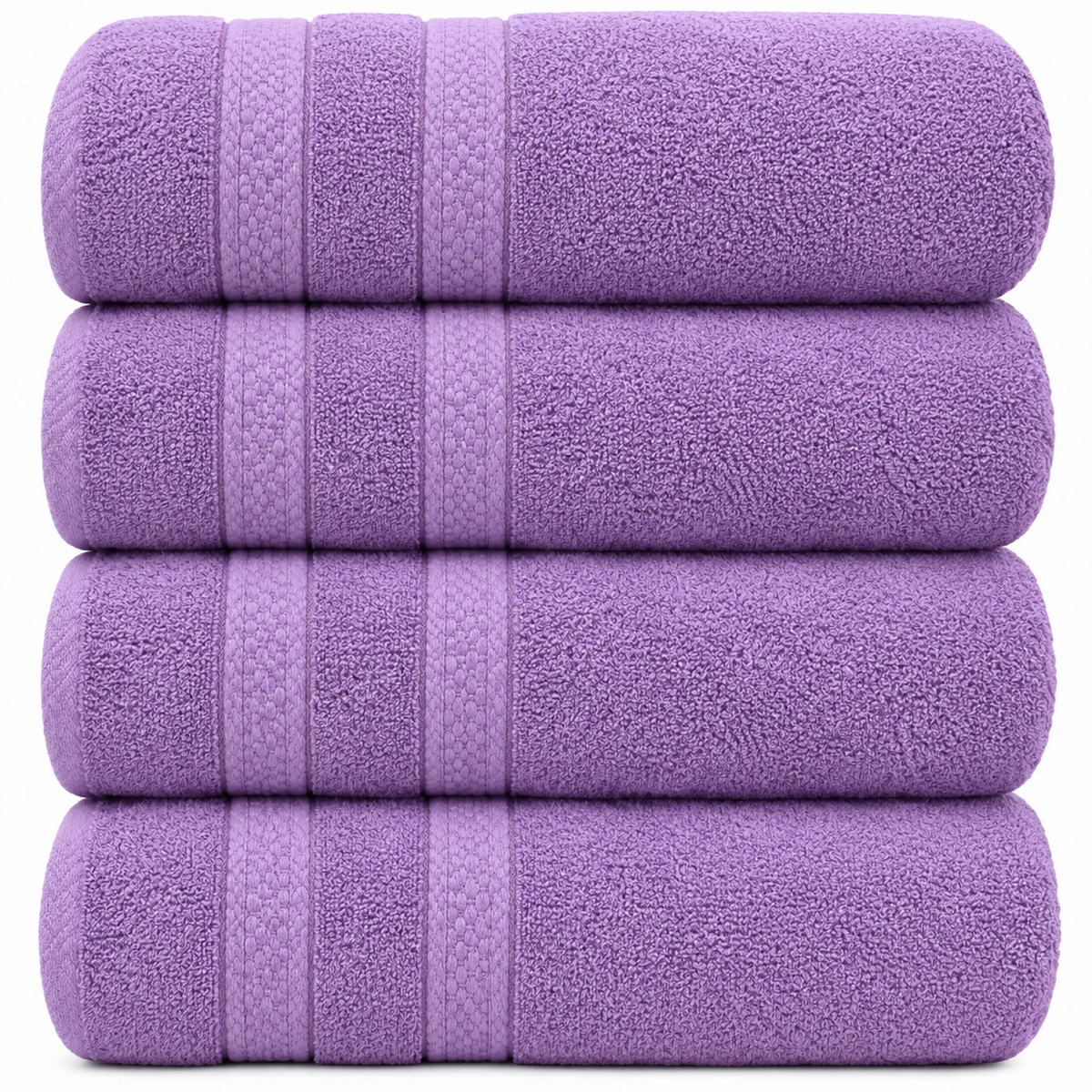4-Piece Oversized Bath Towel Set 75 × 150 cm Absorbent