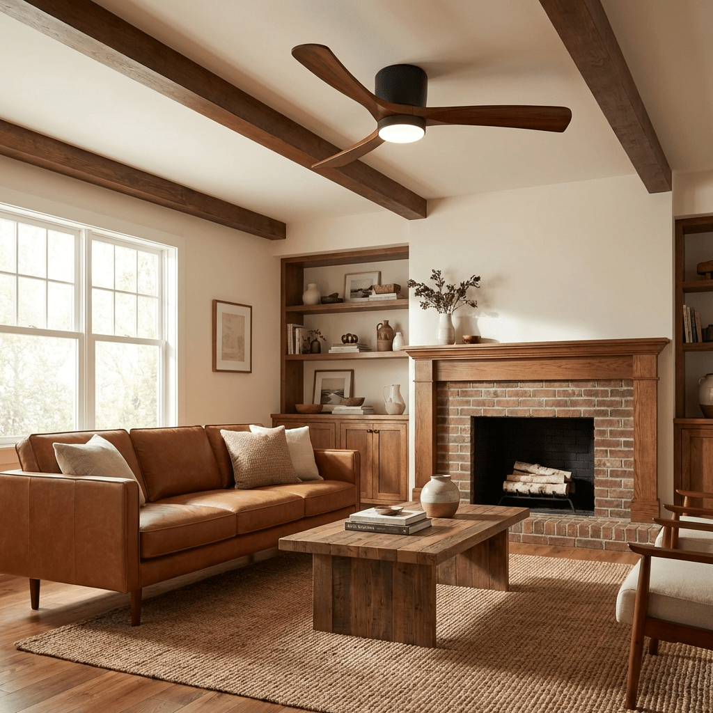 Modern LED Ceiling Fan Light with Remote Control